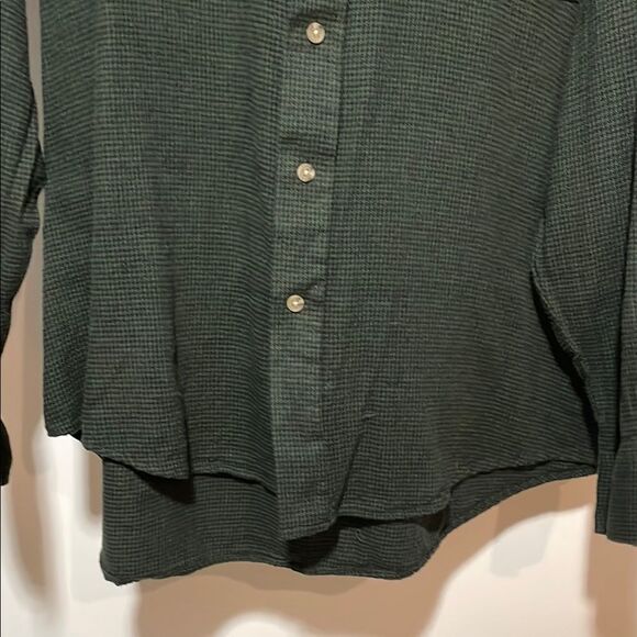 Members Only Green Casual Button Down Shirt - Picture 4 of 8